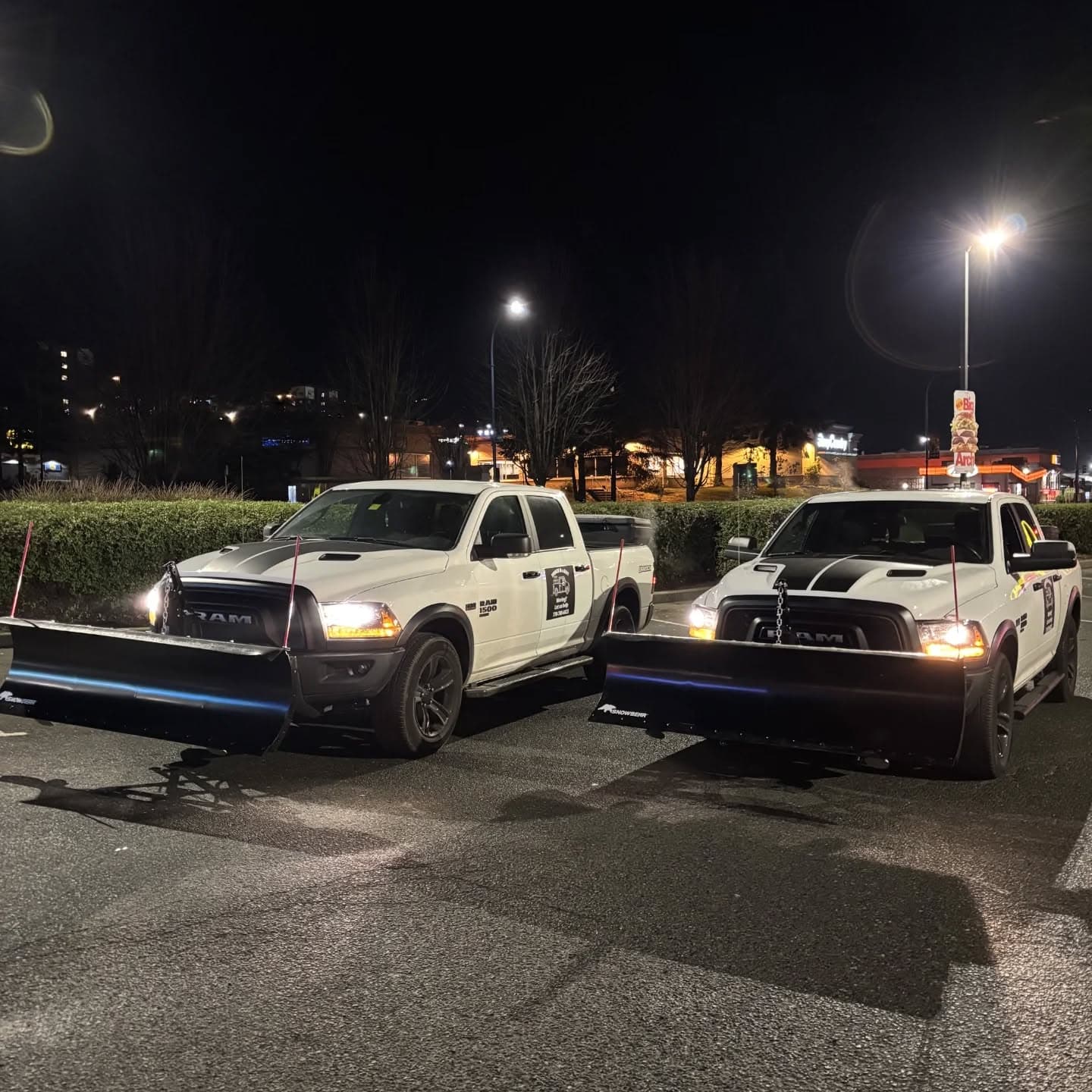 Professional winter snow removal equipment