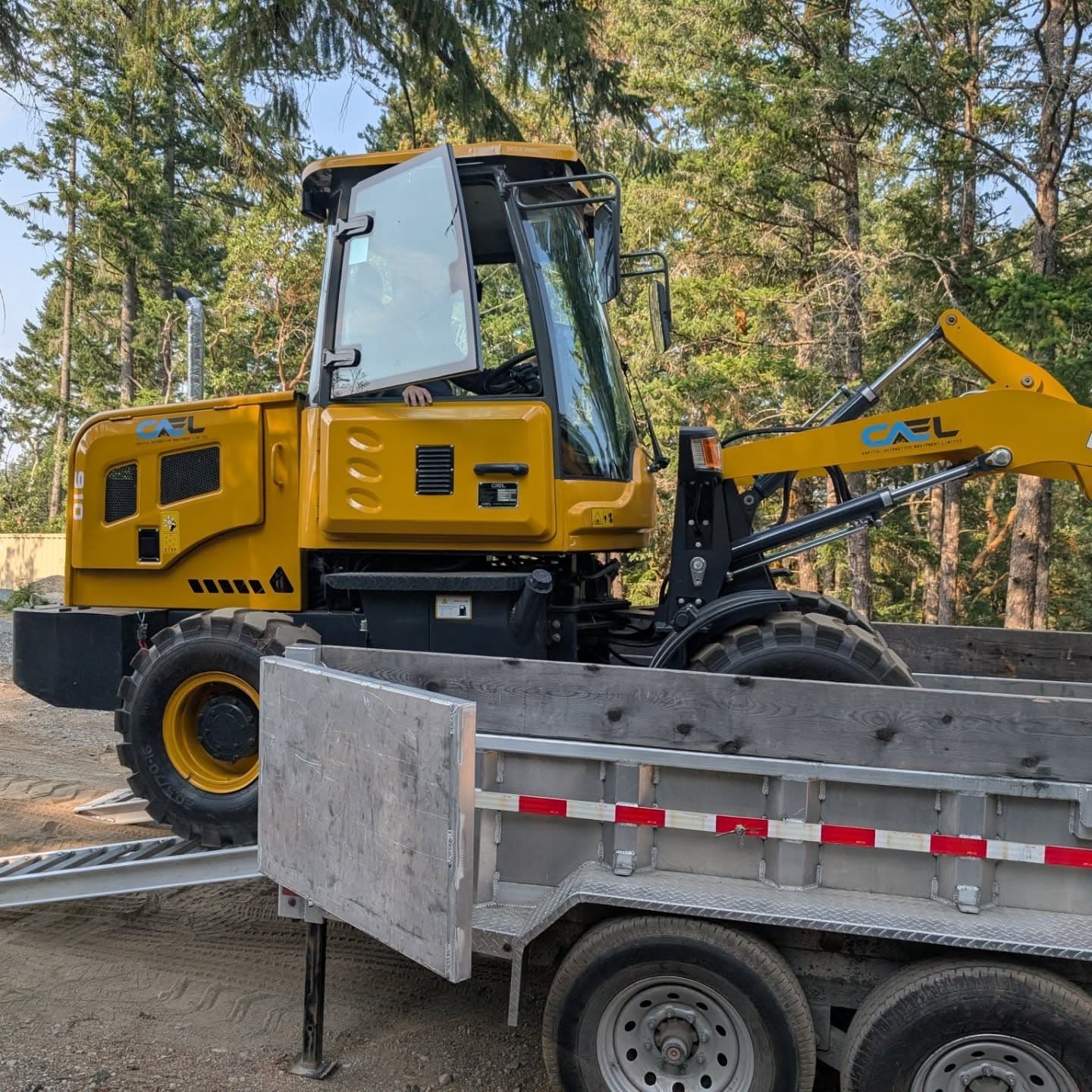 Winter services team providing snow clearing